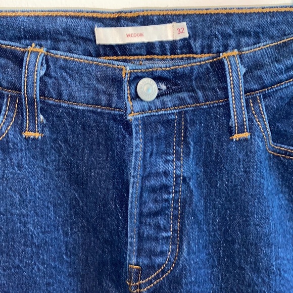 LEVIS Wedgie Darkwash Tapered Jeans - Picture 7 of 11